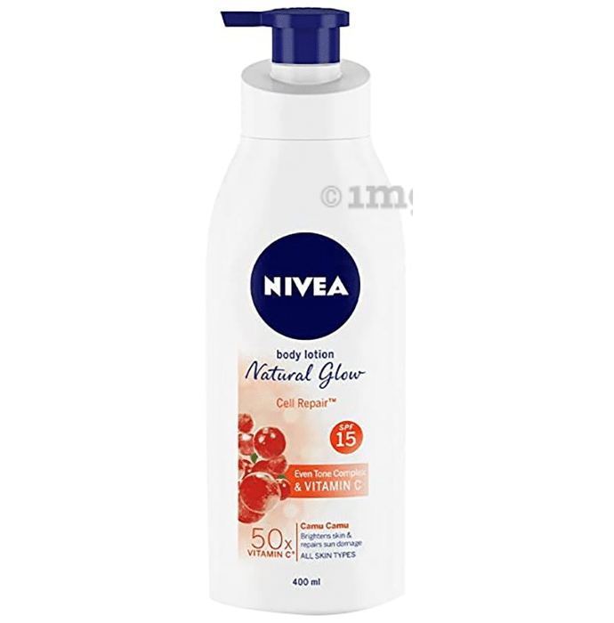 Nivea Natural Glow Cell Repair Body Lotion SPF 15 For All Skin Type