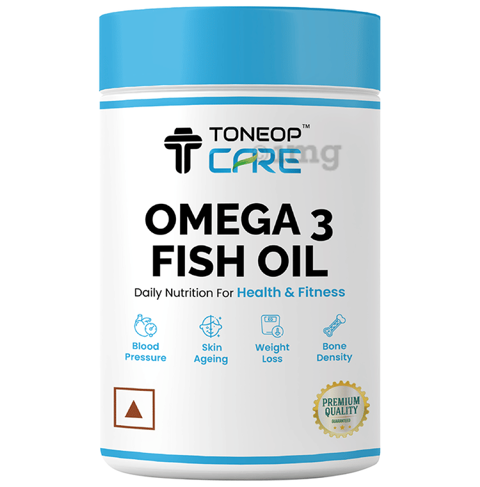 ToneOp Care Omega 3 Fish Oil Capsule Buy bottle of 60.0 capsules at