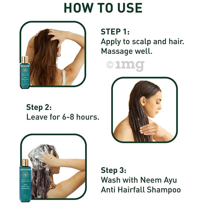 Neem Ayu Anti Hair Fall Oil: Buy bottle of 100 ml Oil at best price in India | 1mg Neem Ayu Anti Hair Fall Oil: Buy bottle of 100 ml Oil at best price in India | 1mg