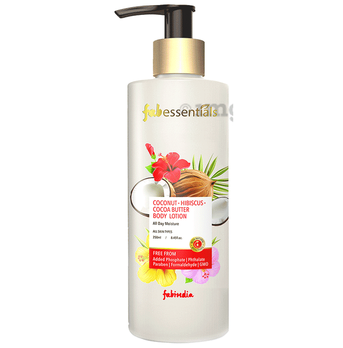 Fabessentials Coconut, Hibiscus and Cocoa Butter Body Lotion
