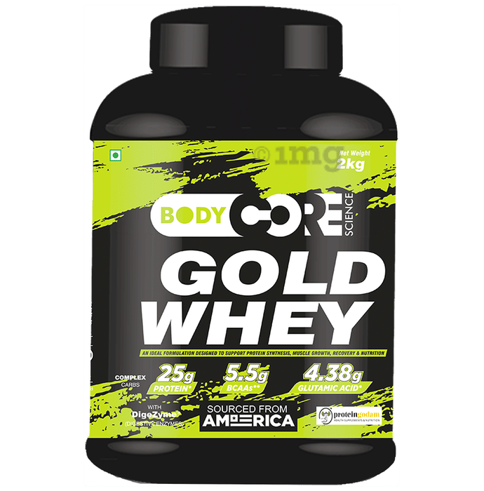 Body Core Science Gold Whey Green Powder Vanilla