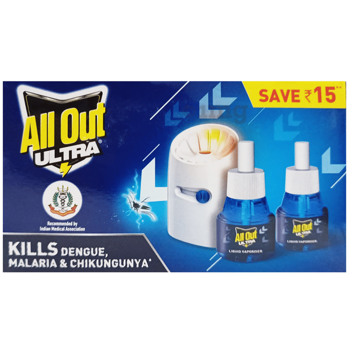 All Out Ultra Power Plus Slider Machine with Refill (45ml Each)
