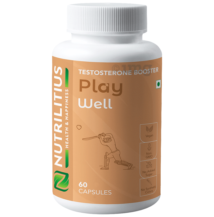 Nutrilitius Play Well Testosterone Booster Capsule