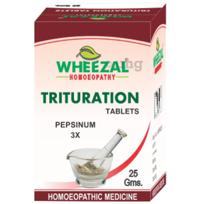 Wheezal Pepsinum Trituration Tablet 3X