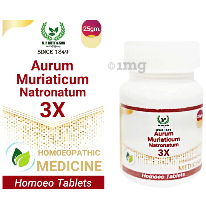 Np's Aurum Muriaticum Natronatum 3X Tablet