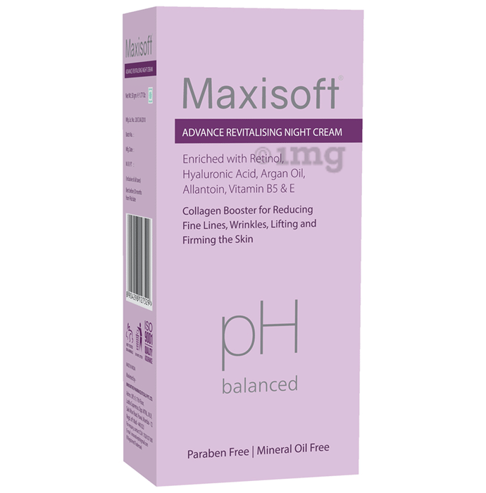 Maxisoft PH Balanced Advance Revitalising Night Cream (50gm Each)