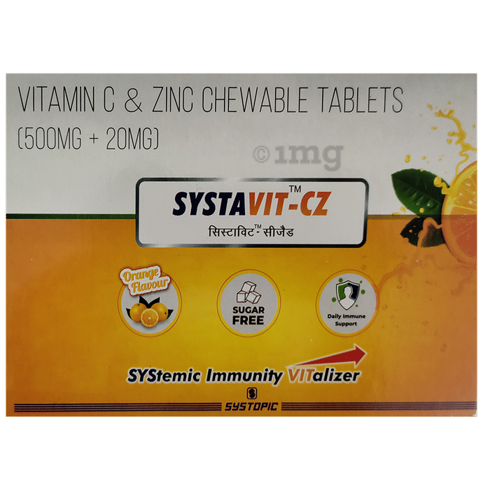 Systavit-CZ Chewable Tablet Orange Sugar Free