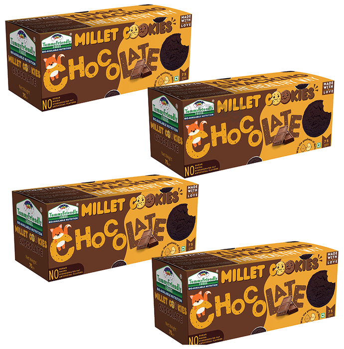 TummyFriendly Foods Chocolate Millet Cookies (75gm Each)