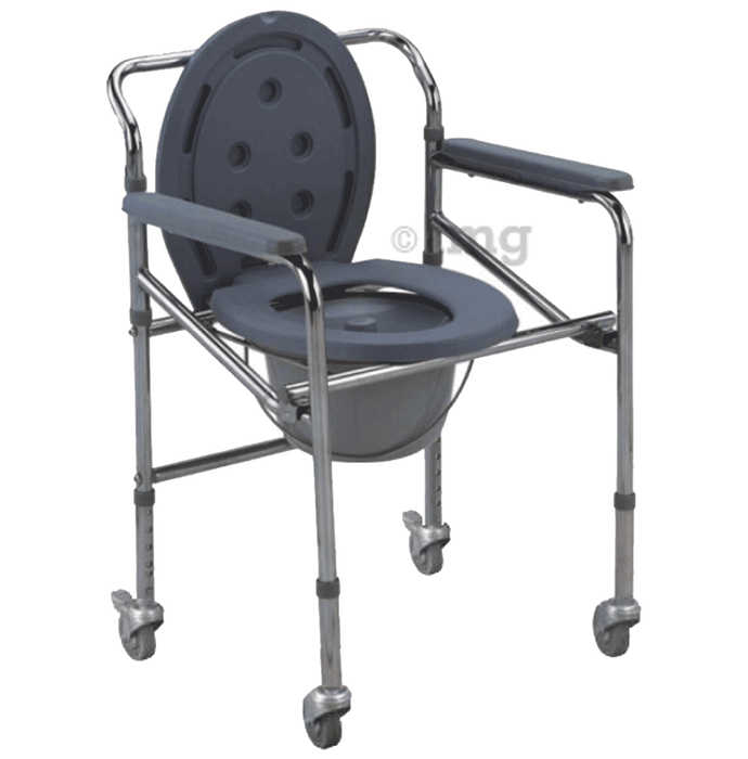 Dr. Seibert Commode Chair With Wheel