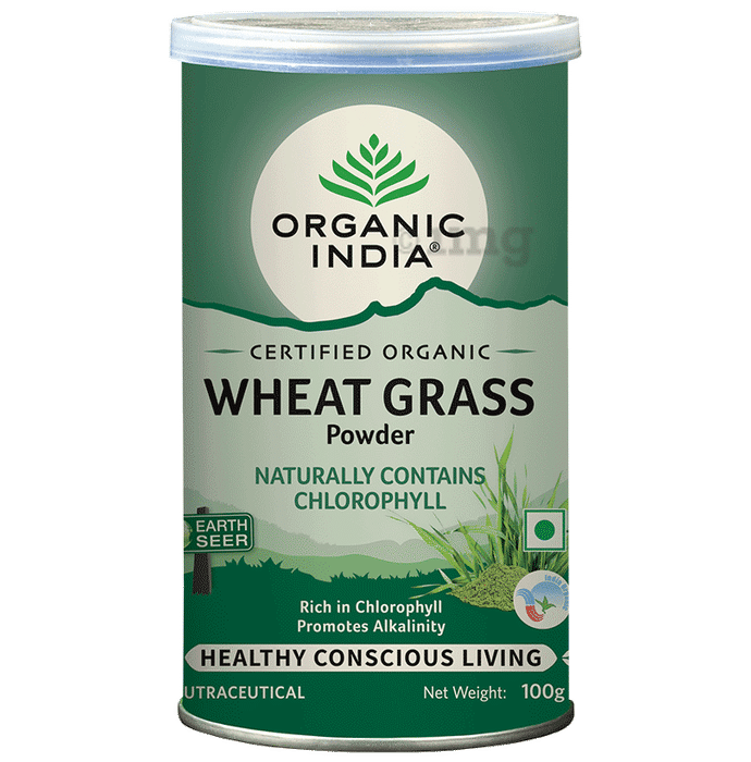 Organic India Wheat Grass Powder | Supports Energy & Immunity
