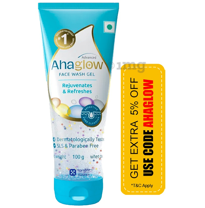 Ahaglow Advanced Skin Rejuvenating Face Wash Effective Pore Cleanser