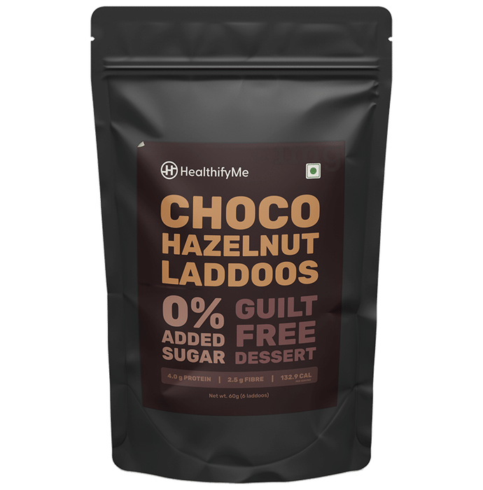 HealthifyMe Choco Hazelnut Laddoos (60g Each)