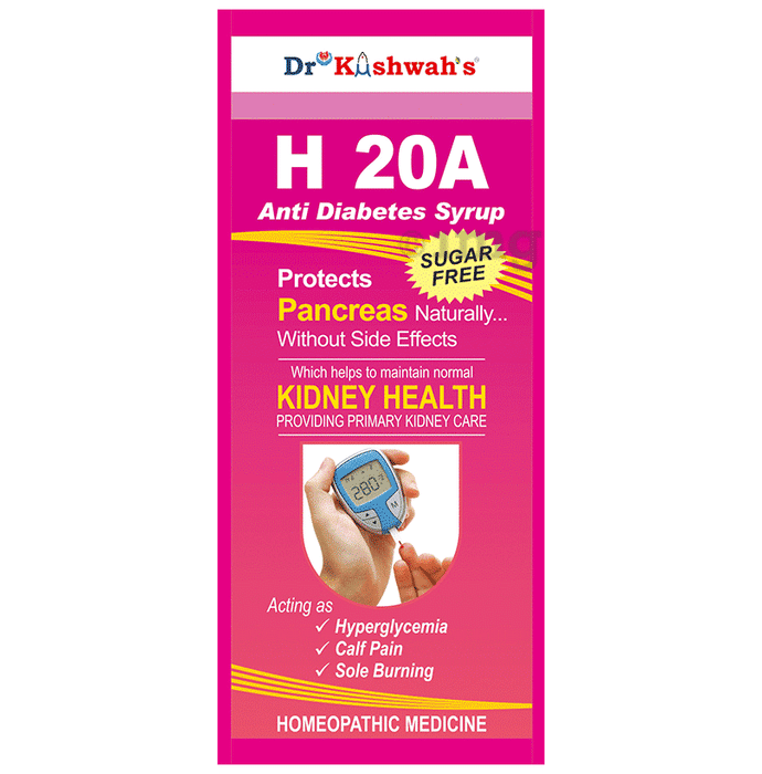 Dr Kushwah S H 20a Anti Diabetes Syrup Sugar Free Buy Bottle Of 225 0 Ml Syrup At Best Price In