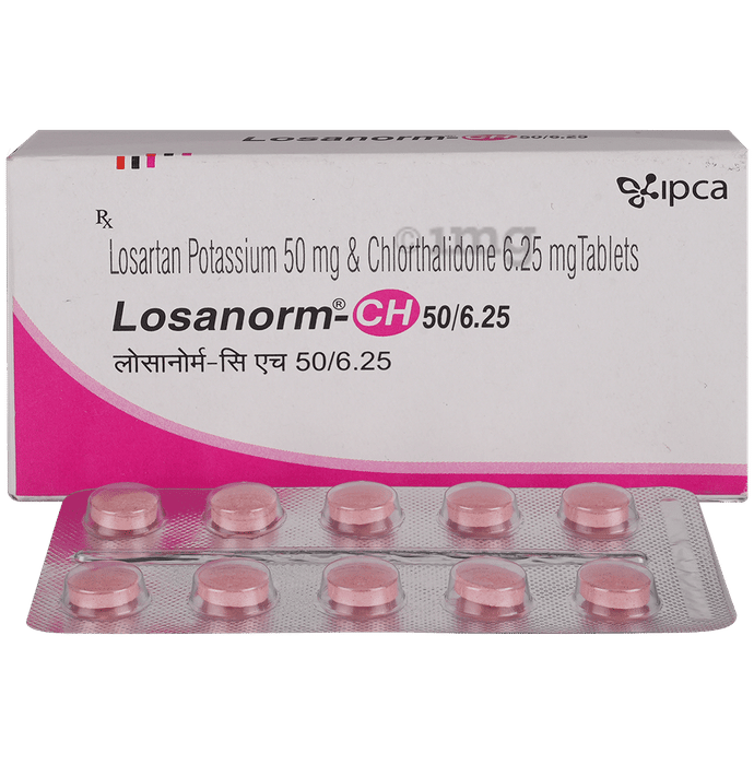 Losanorm-CH 50/6.25 Tablet