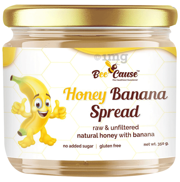 BeeCause Honey Banana Spread Gluten Free