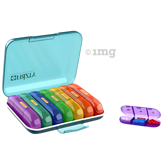 Frizty Weekly Pill Box Multicolor