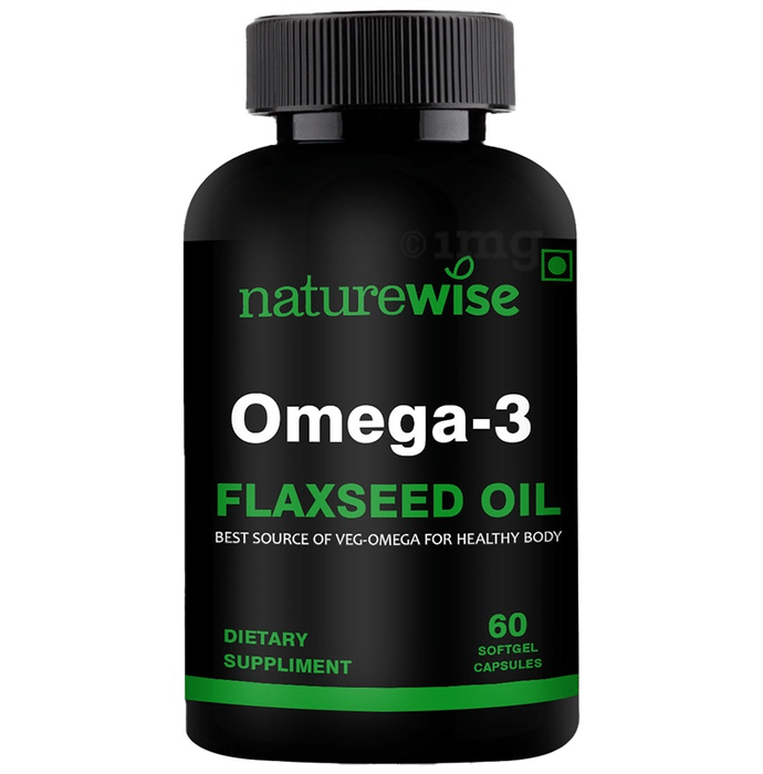 Naturewise Omega 3 Flex Seed Oil Softgel Capsule (60 Each)