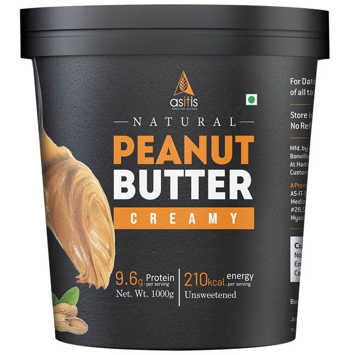 AS-IT-IS Nutrition Creamy Peanut Butter