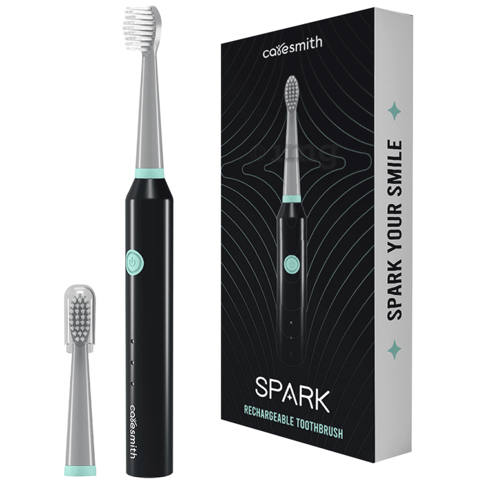 Caresmith Spark Rechargeable Electric Toothbrush Black