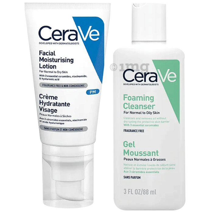 Cerave Night Time Facial Skin Care Routine