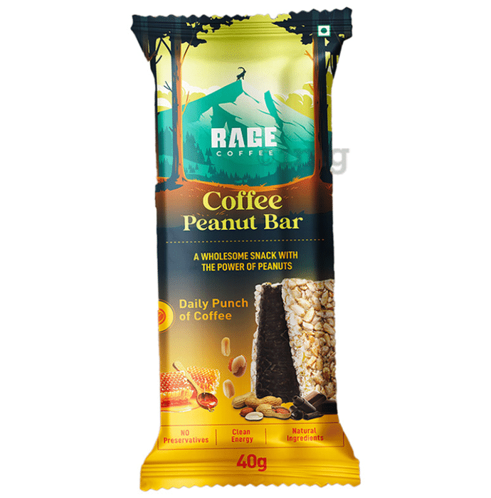 Rage Coffee Coffee Peanut Bar (40gm Each)