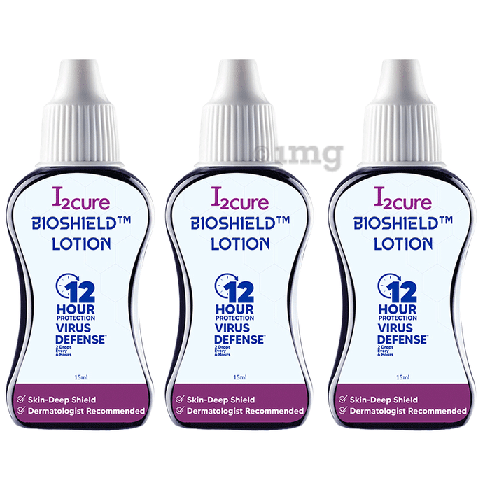 I2Cure BioShield Lotion | Alcohol-Free (15 ml Each)