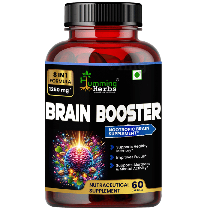 Humming Herbs Brain Booster Veg Capsule