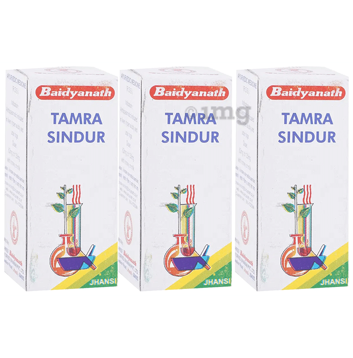 Baidyanath (Jhansi) Tamra Sindur Powder (2.5gm Each)
