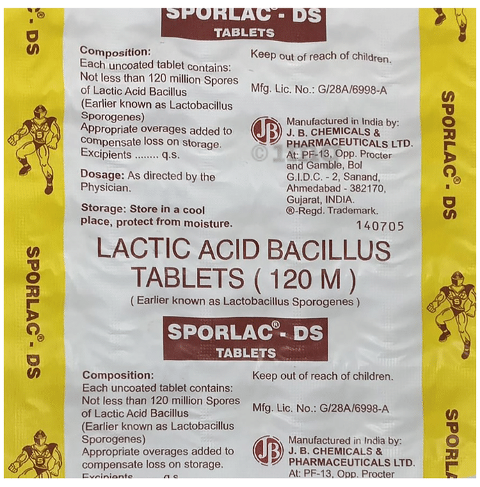 Sporlac-DS Tablet