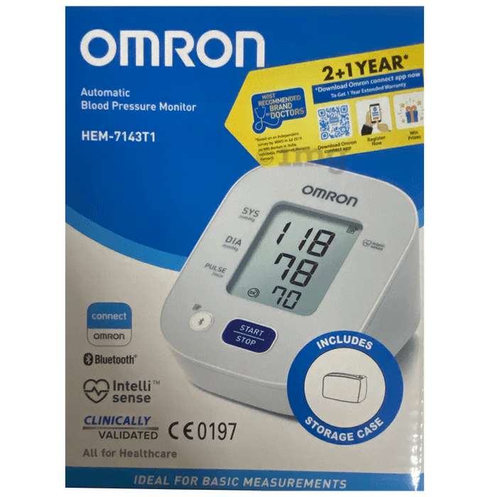 Omron HEM 7143T1 Automatic Blood Pressure Monitor
