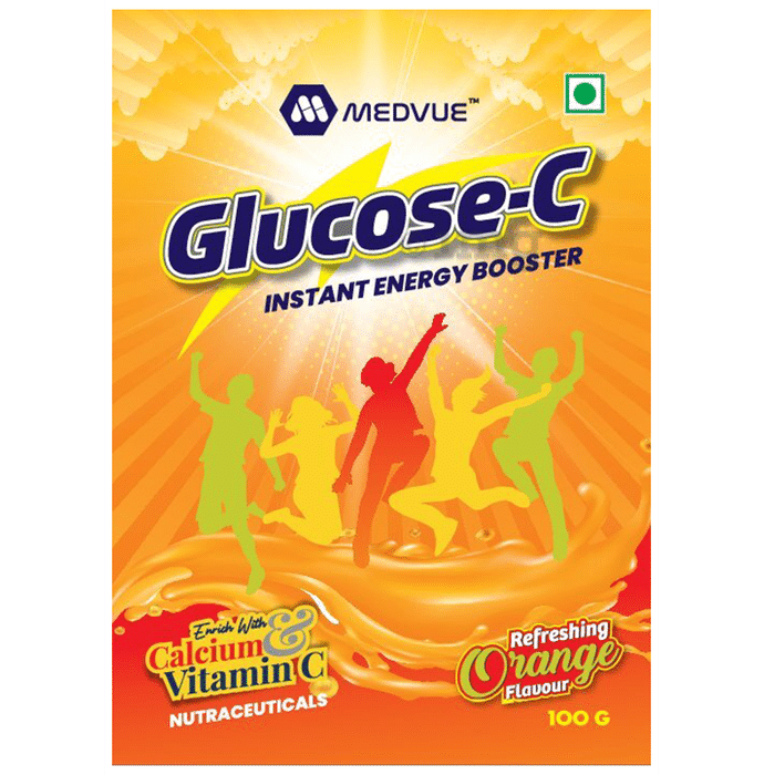 Medvue Glucose-C Instant Energy Booster Refreshing Orange