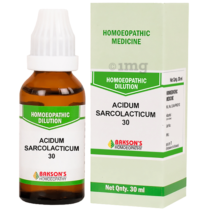 Bakson's Homeopathy Acidum Sarcolacticum Dilution 30