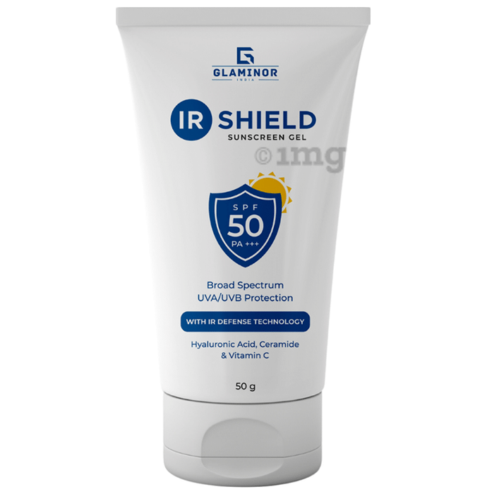 Glaminor IR Shield Sunscreen Gel SPF 50 PA+++