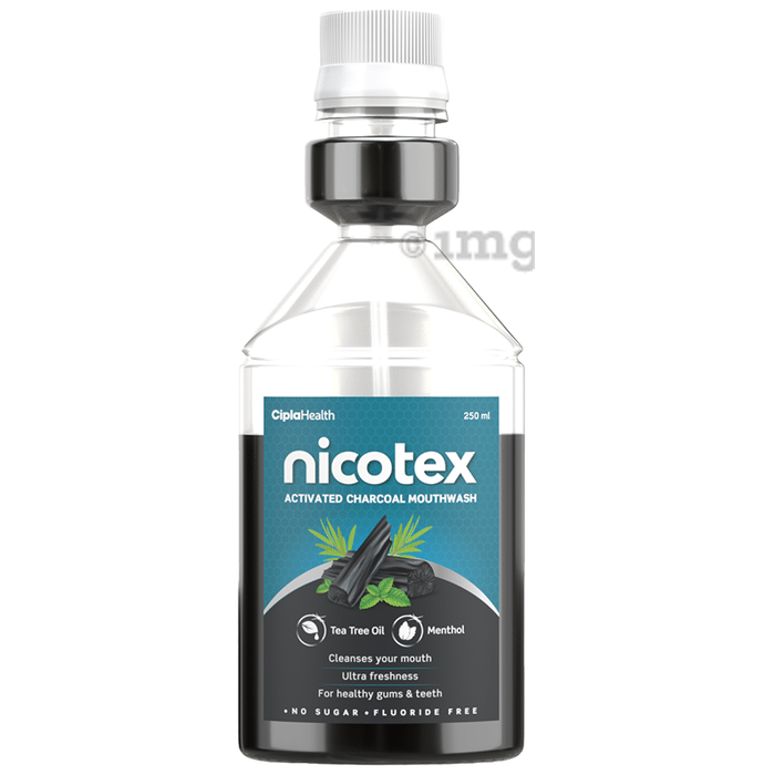 Nicotex Activated Charcoal Mouth Wash