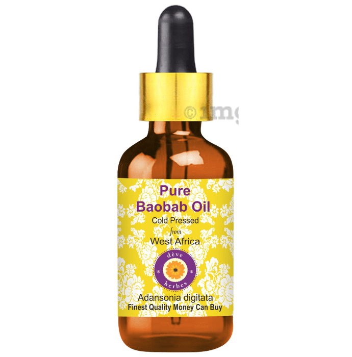 Deve Herbes Pure Baobab  Oil with Dropper