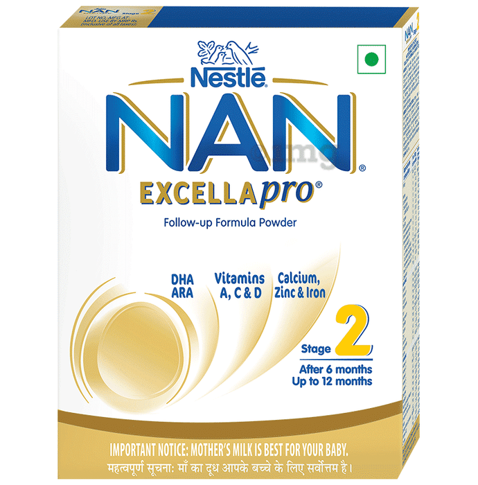 Nestle Nan Excellapro 2 Follow-Up Formula with Vitamins, DHA, ARA, Calcium & Iron | Powder