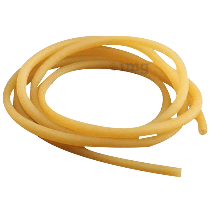 Mowell Latex Tube Tourniquet Band Rubber for Blood Sample Yellow 18 Inch