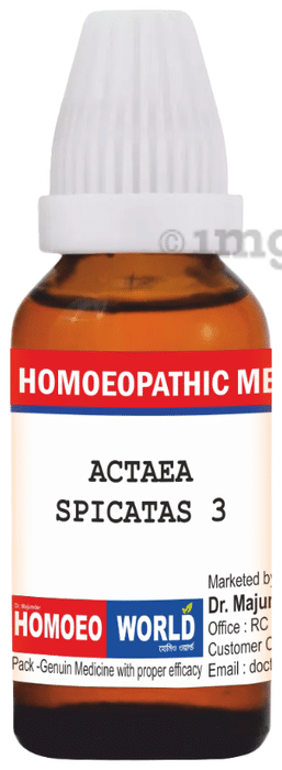 Dr. Majumder Homeo World Actaea Spicata Dilution (30ml Each) 3