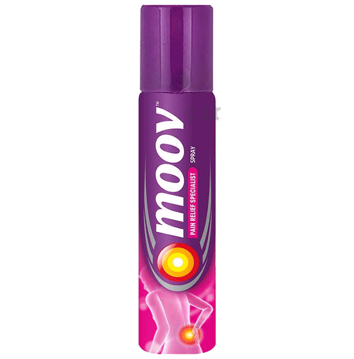 Moov 100% Ayurvedic Pain Relief Spray | For Back Pain, Joint Pain, Knee Pain & Muscle Pain