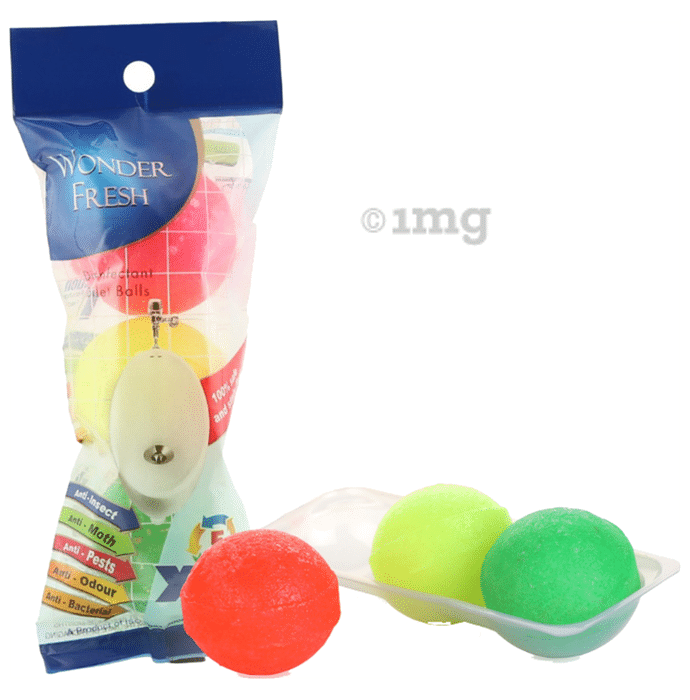 Wonder Fresh Disinfectant Toilet Balls (120gm Each)