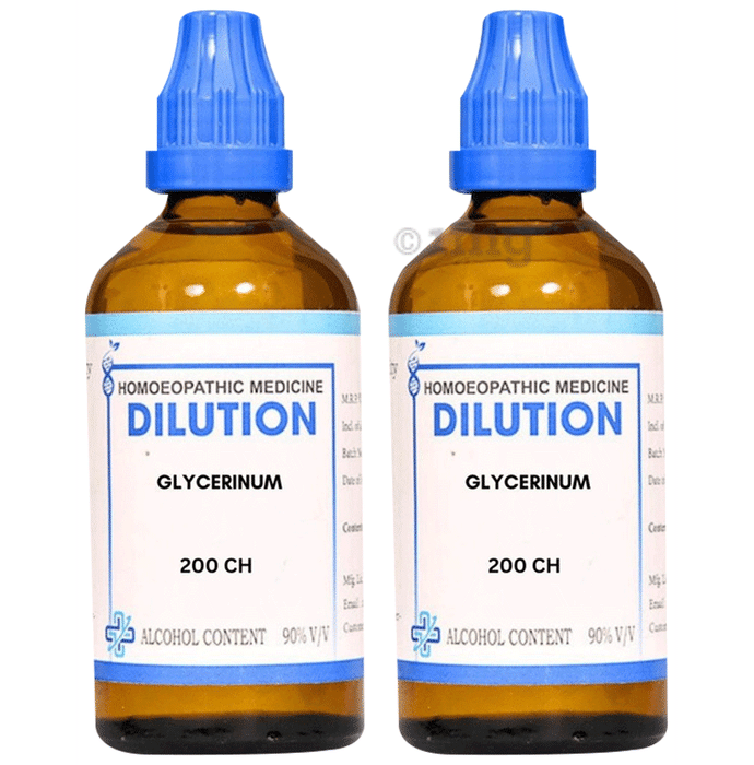 LDD Bioscience  Glycerinum Dilution (100ml Each) 200 CH