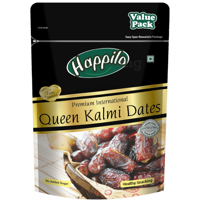 Happilo Premium International Queen Kalmi Dates (Value Pack)