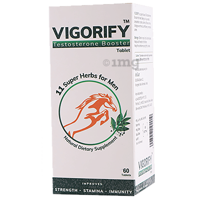 Vigorify Testosterone Booster Tablet Buy bottle of 60.0 tablets at