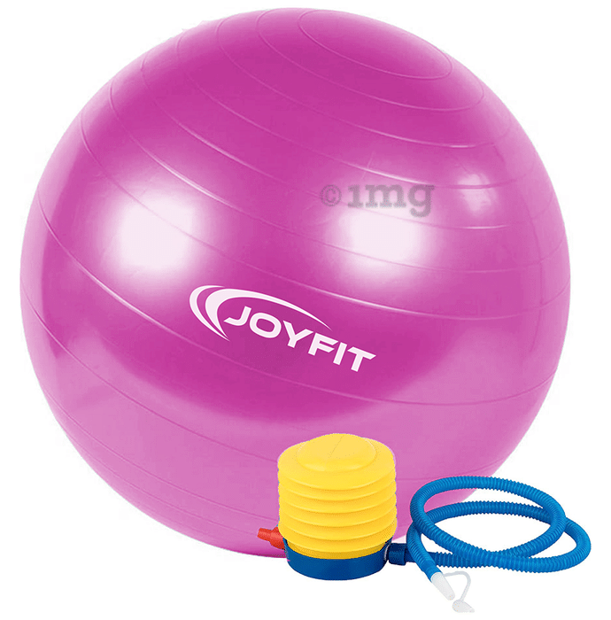 Joyfit Yoga Ball with Inflation Pump Pink Small
