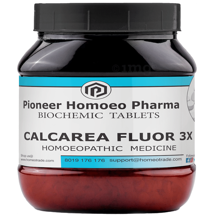Pioneer Pharma Calcarea Fluor 3X Biochemic Tablet