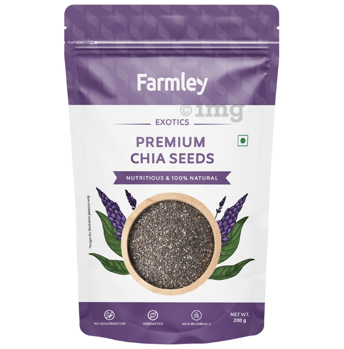 Farmley Exotics Premium Chia Seeds (200gm Each)