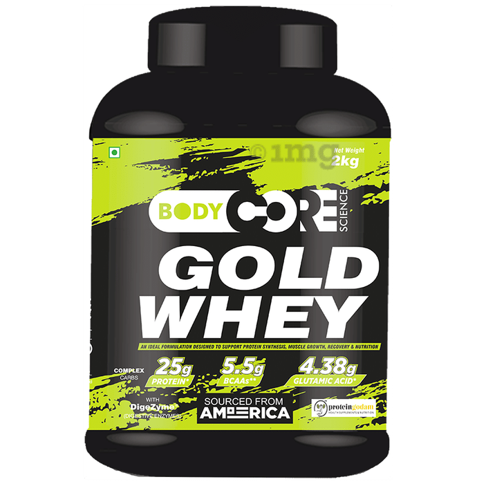 Body Core Science Gold Whey Green Powder Mango