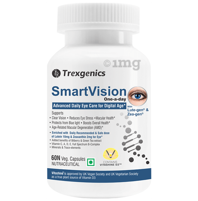 Trexgenics SmartVision Advanced Daily Eye Care Veg Capsule