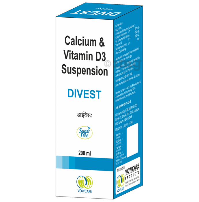 Divest Oral Suspension Sugar Free