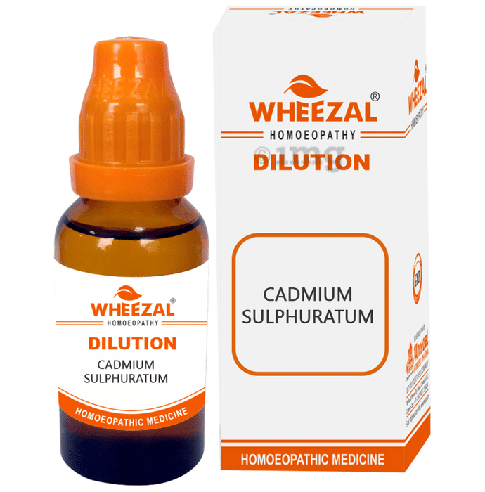 Wheezal Cadmium Sulphuratum Dilution 6